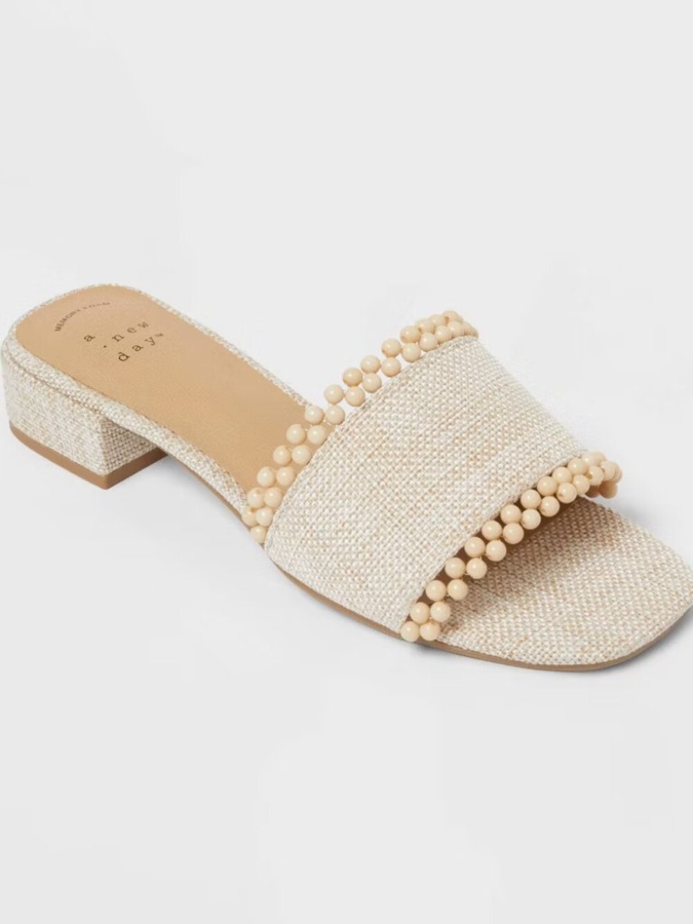 a new day Natural Lottie Sandals with Memory Foam Insole/NIB/6.5M